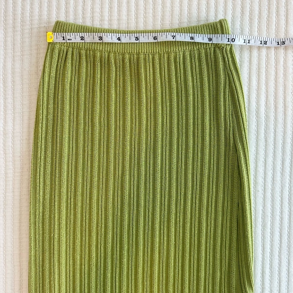 Camila Coelho Lyon Green Midi Skirt on REVOLVE - Picture 5 of 8